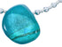 Sterling Silver and Chrysocolla Bead Necklace KX120987